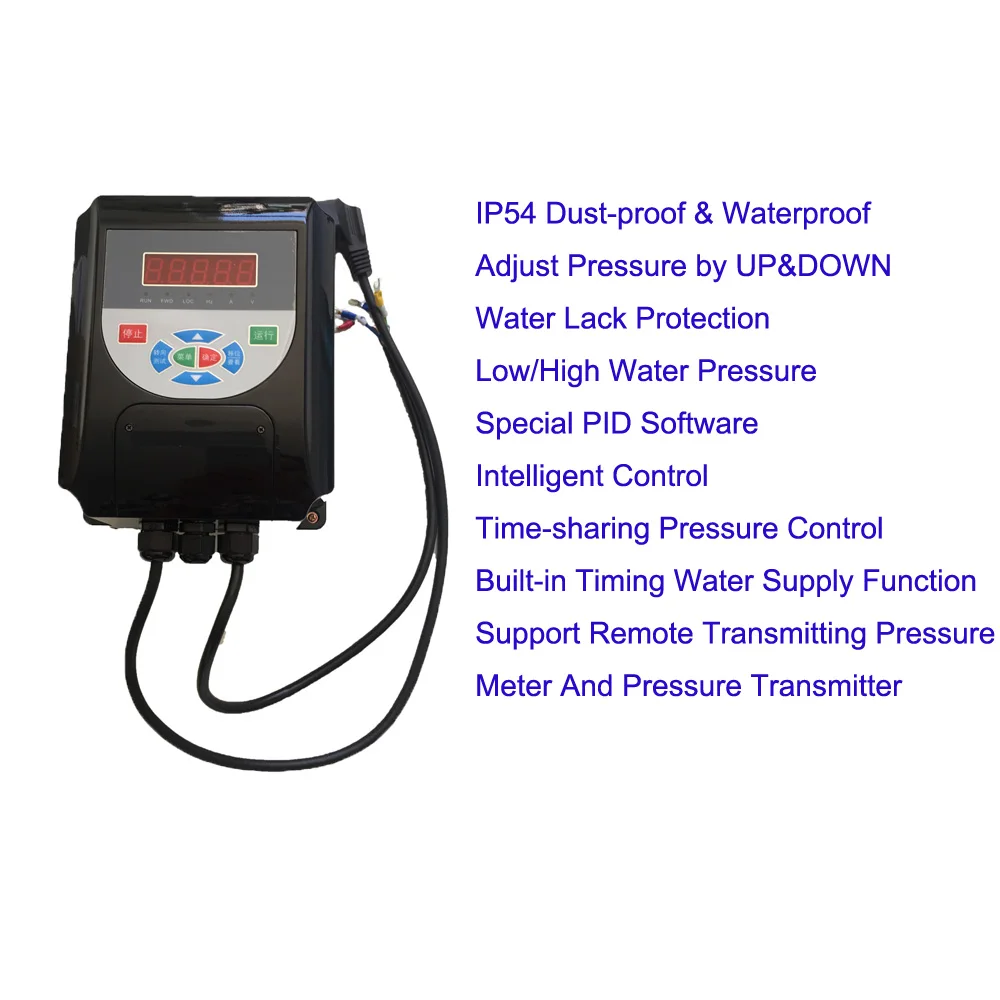 Intelligent Control IP54 Waterproof Dustproof Water Pump VFD Single Phase Three Phase Frequency Inverter