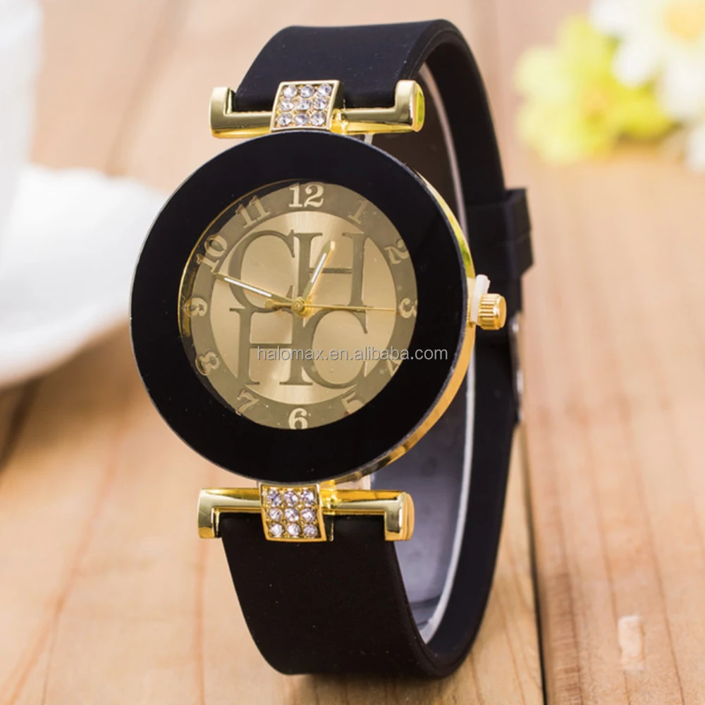 Золотые часы женские Geneve Quartz