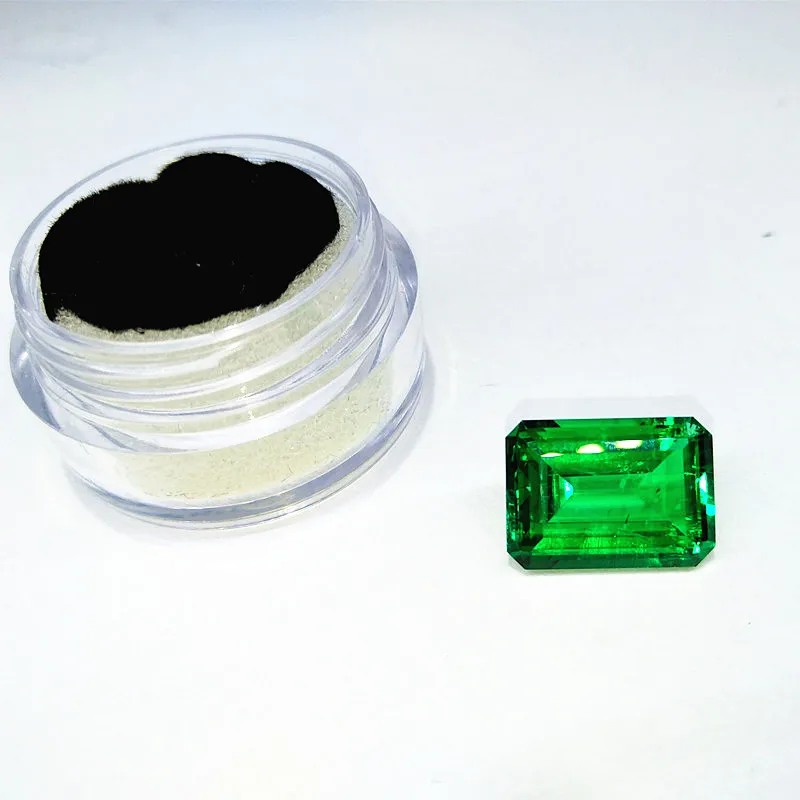 Excellent Cut Hydrothermal Emerald 5x7mm 0.9ct Starsgem Synthetic ...