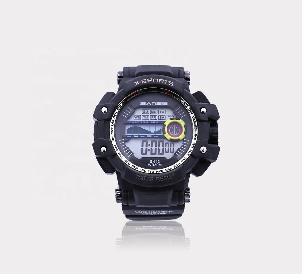 New Digital Watch Men Big Dial Stopwatch Waterproof Sport Wristwatches Male  Fashion Electronic Hand Clock Muti-function Swim Boy - Digital Wristwatches  - AliExpress