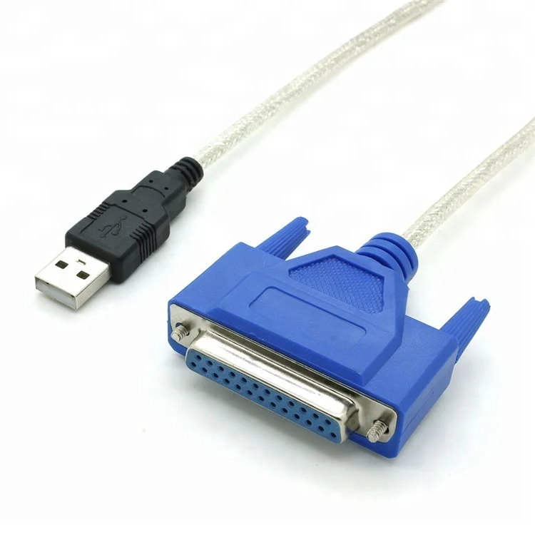 1.5m Length Adapter,USB 2.0 to DB25 Pin Female Cable 