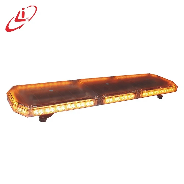 Barre lumineuse d’alerte LED fine pour véhicule LYAF de 48 pouces avec lentille transparente