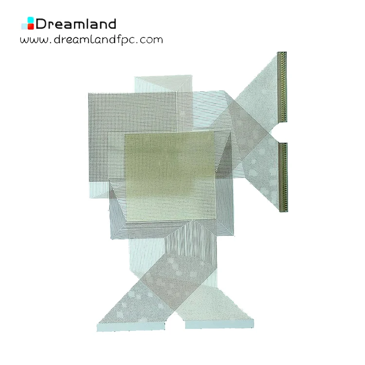 Конкурентоспособная цена напрямую с фабрики продажи Гибкий цифровой ЖК-дисплей fpc flex свет pcb