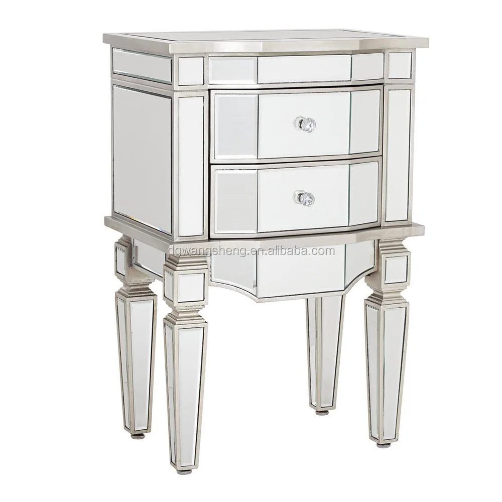 French Style Excellent Hot Sale Mirrored Nightstand For Hotel Buy Mirrored Nightstand With 2 Drawers Modern Mirrored Nightstand Bedside Table Mirror Nightstand Side Table Product On Alibaba Com The antique mirrored bedside cabinet embraces the glamour of hollywood with an art deco inspiration. alibaba