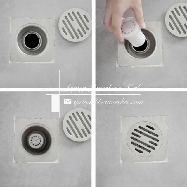 Circular SUS 304 Floor Drain Cover for Bathroom Drainage Pipe