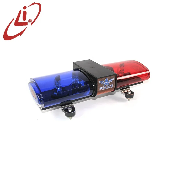 Barre lumineuse d'alerte halogène rouge et bleue de 56 W de l'usine LYAF pour camion