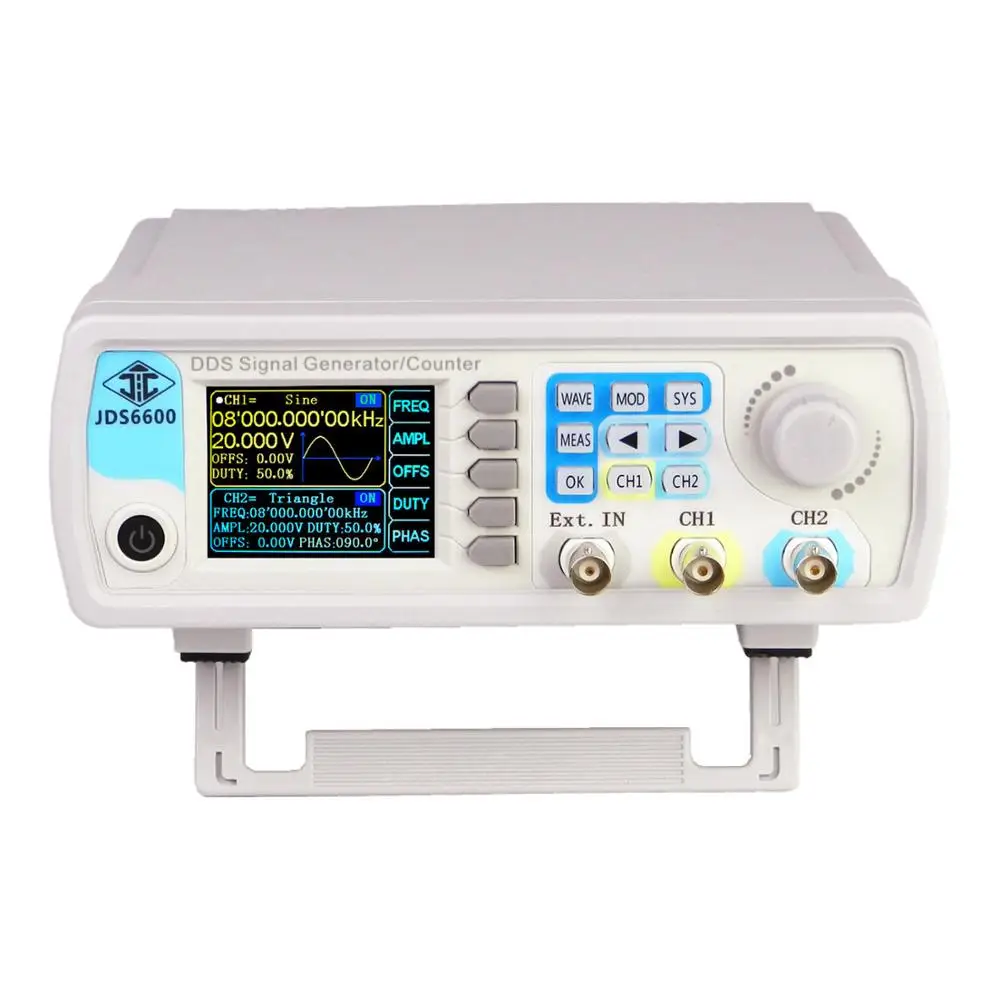 JDS6600 Series 30MHZ Digital Contro Dual Channel DDS Signal Generator/ Pulse Signal Source Frequency Meter 