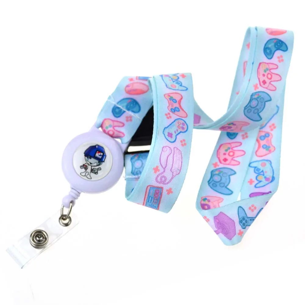 Artigifts Custom Designer Heated Transfer Printing Thin Straps Lanyard Neck Retractable Lanyard Id Card Badge Holder Accessories