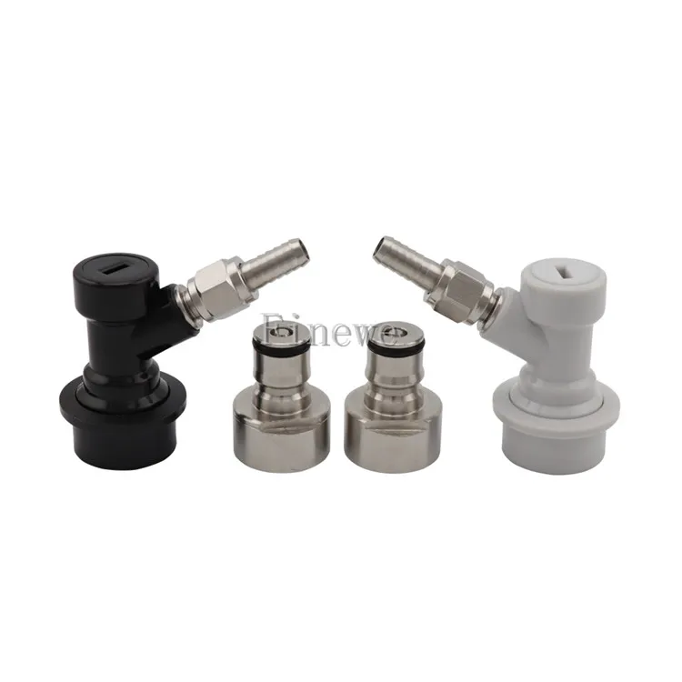 Beer Brewing Carbonation Adapter 304 Stainless Steel Thread Conversion Connector Adapter Tee Type Carbonation Cap 