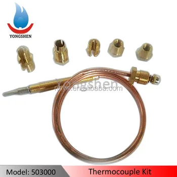 Kit Thermocouple Universel Pour Cuisinière à Gaz - Capteur De Sécurité Anti-fuites, Longueur 1500 Mm