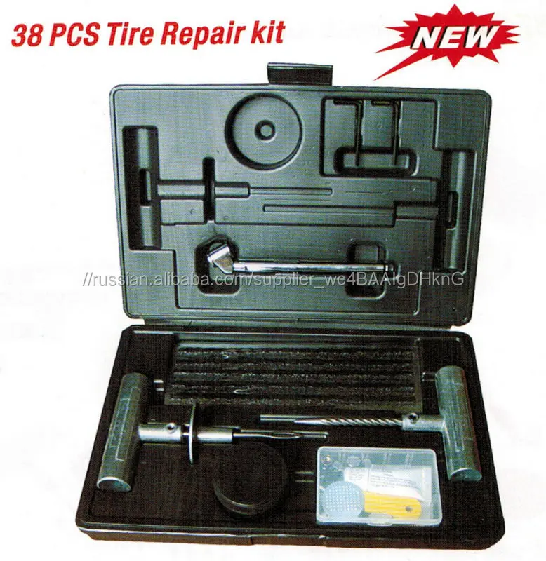 38 шт. аварийного Tubless прокол ремкомплект