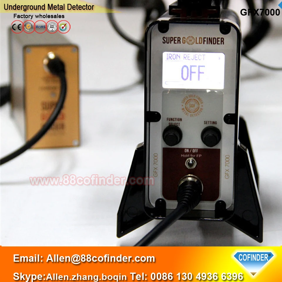 
Cofinder Factory Pinpont детекторы драгоценных камней Gfx7000 подземный детектор золота и серебра 