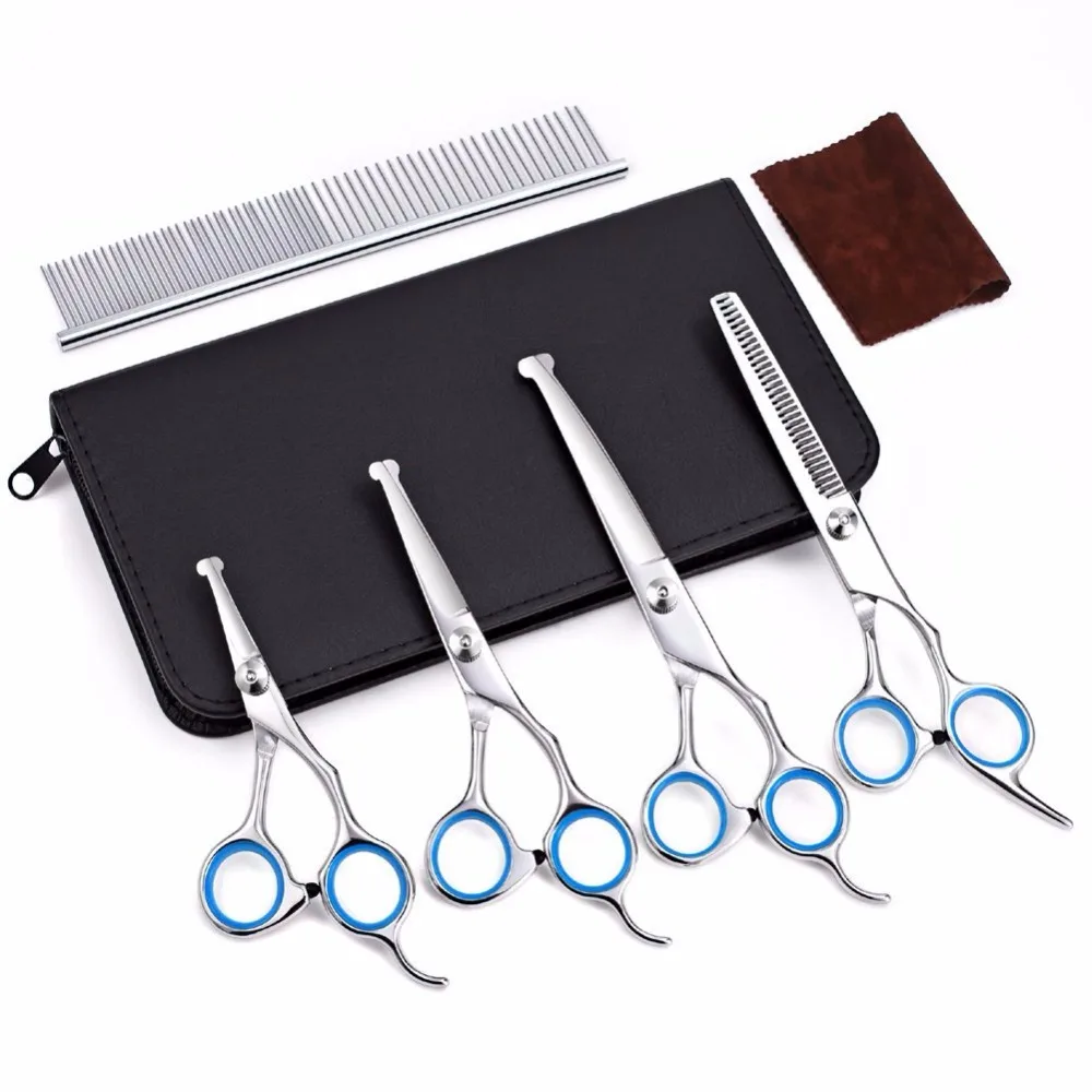round dog grooming scissors