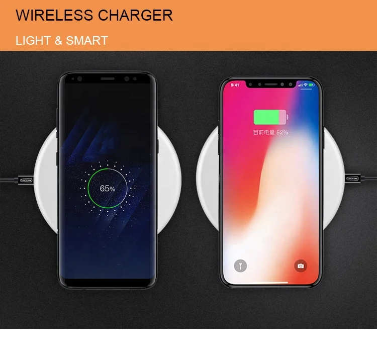 
Oem универсальное беспроводное зарядное устройство 10 Вт 5 Вт, высококачественное беспроводное быстрое зарядное устройство для мобильного телефона 