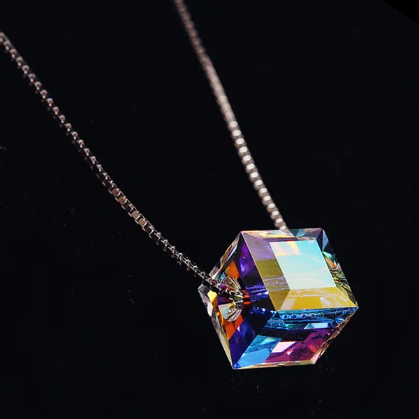 High Quality Fashion Clavicular Chain Aurora Sugar Cube