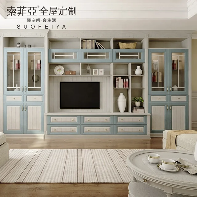 
Комплект Мебели SUOFEIYA для гостиной в средиземноморском стиле из МДФ 