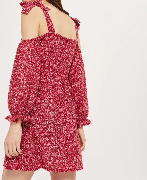 2022 Sexy Backless Summer Dresses Women Apparel Cold Shoulder Print Long Sleeve Casual Mini Dress Alibaba Online Shopping