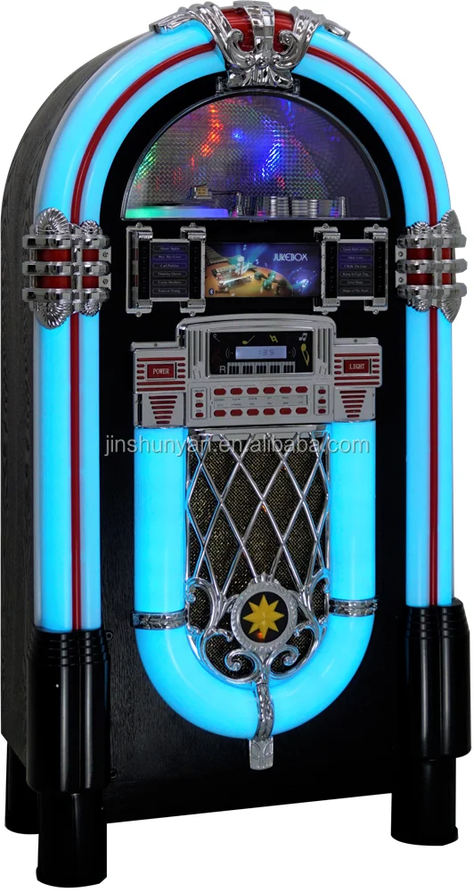 Top Selling Full Size Jukebox With Cd Player,Bt,Radio,Auxin And Line