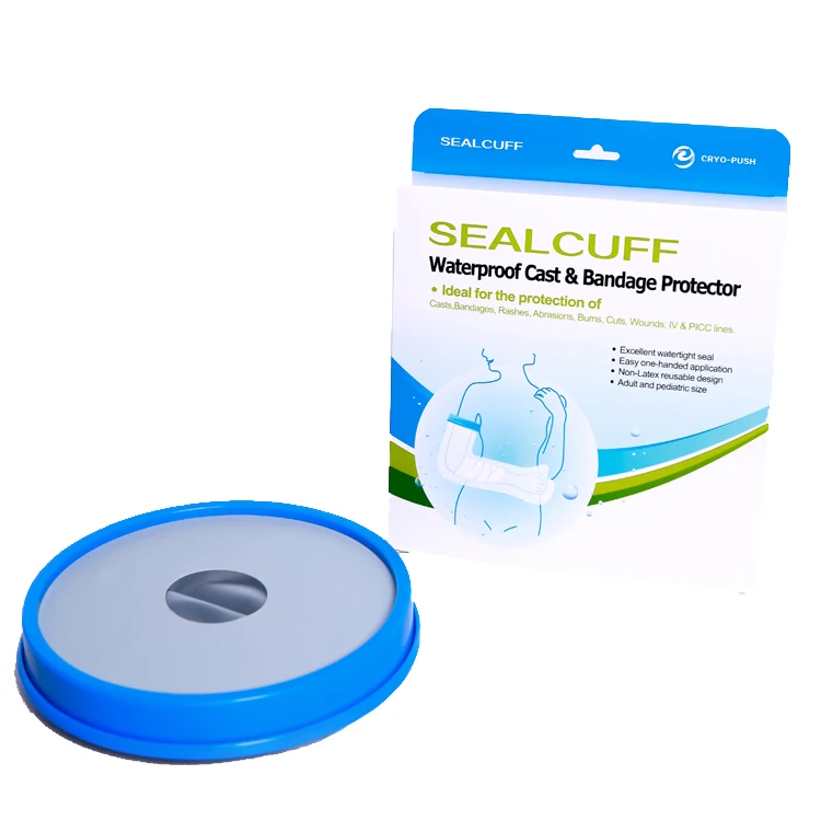 Sealcuff Waterproof Swimming Cast Covers Bandage Protector for Foot and Hand Shower Wound Care Products Waterproof Cast Cover