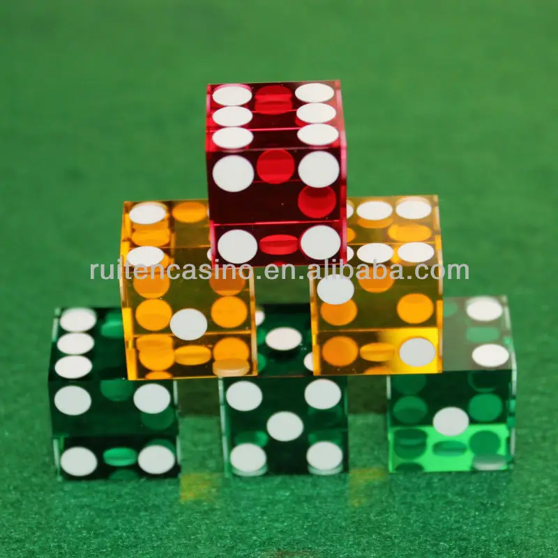 19mm Acrylic Casino Colored Precision Dice Buy カジノダイス アクリルサイコロ 色のサイコロ Product On Alibaba Com