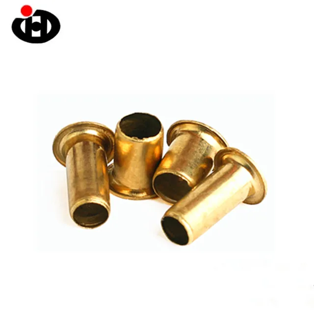 Chinese Supplier Hardware Fastener Products GB876 Brass Hollow Tubular Rivets M3 Rivet Nut