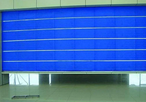 Customized 3 Hours Inorganic Fabric Curtain Fire Resistant Rolling Shutter Door