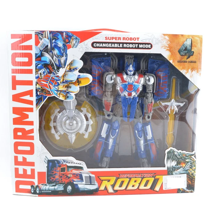 Gift Items Intelligent Deformation Robot Car Toys for Boys
