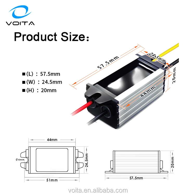 Water Proof Isolated Dc Volt Convertor 30a 40a 50a 60a 80a 100a 50w 100w1000w Buck boost Dc to Dc Converter