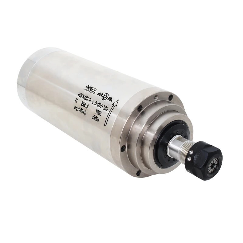 
Двигатель шпинделя водяного охлаждения 220 кВт er20 380 В/100 в диаметром мм для маршрутизатора с ЧПУ 