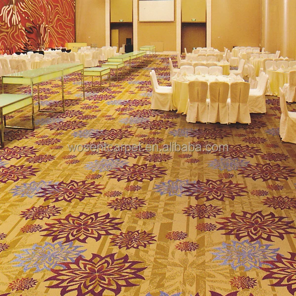 Axminster Carpet Custom Pattern Wool and Nylon Carpet