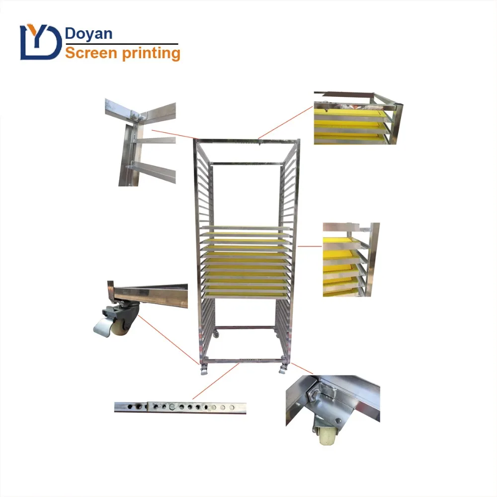 Adjustable Size Screen Printing Frame Dry Racks