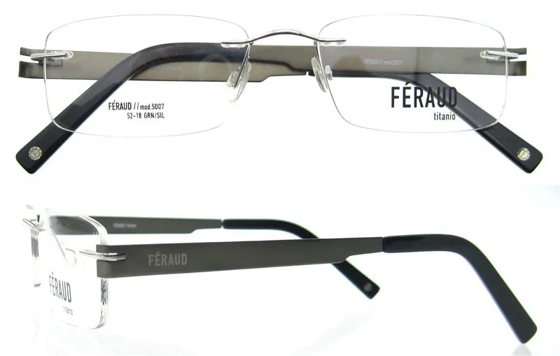 Titanium Optical Frame Designer Prescription Glasses Eyeglasses Frames With Crystals