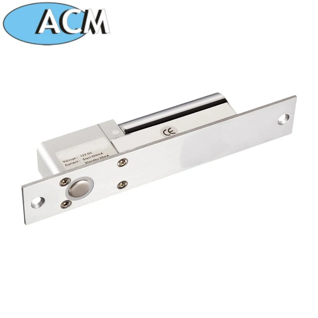 Dead Sliding Motor Solenoid Secure Drop Fail Safe Low Temperature Mini Electric Bolt Lock