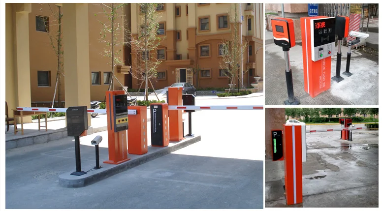 Ticket Machine RFID Auto Sensor Barrier Security Car Parking System