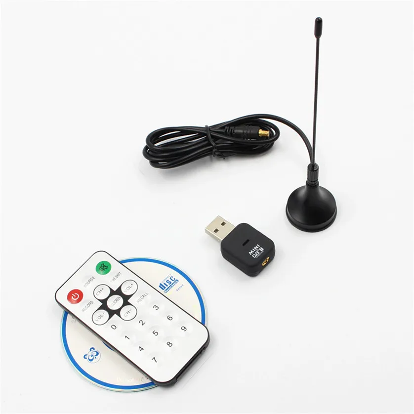 
Мини USB 2,0 цифровой DVB-T SDR + DAB + FM HDTV тюнер ТВ-Стик антенна донгл палка для видеовещания записывающая антенна DVBT приемник 