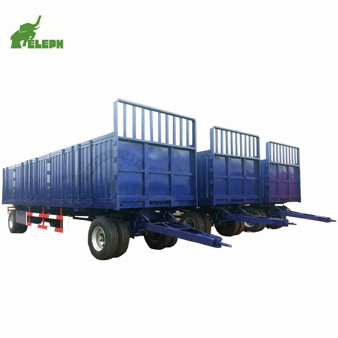Drawbar Trailer Transport Widely Used Air Port Dolly 4 Wheel Trailer