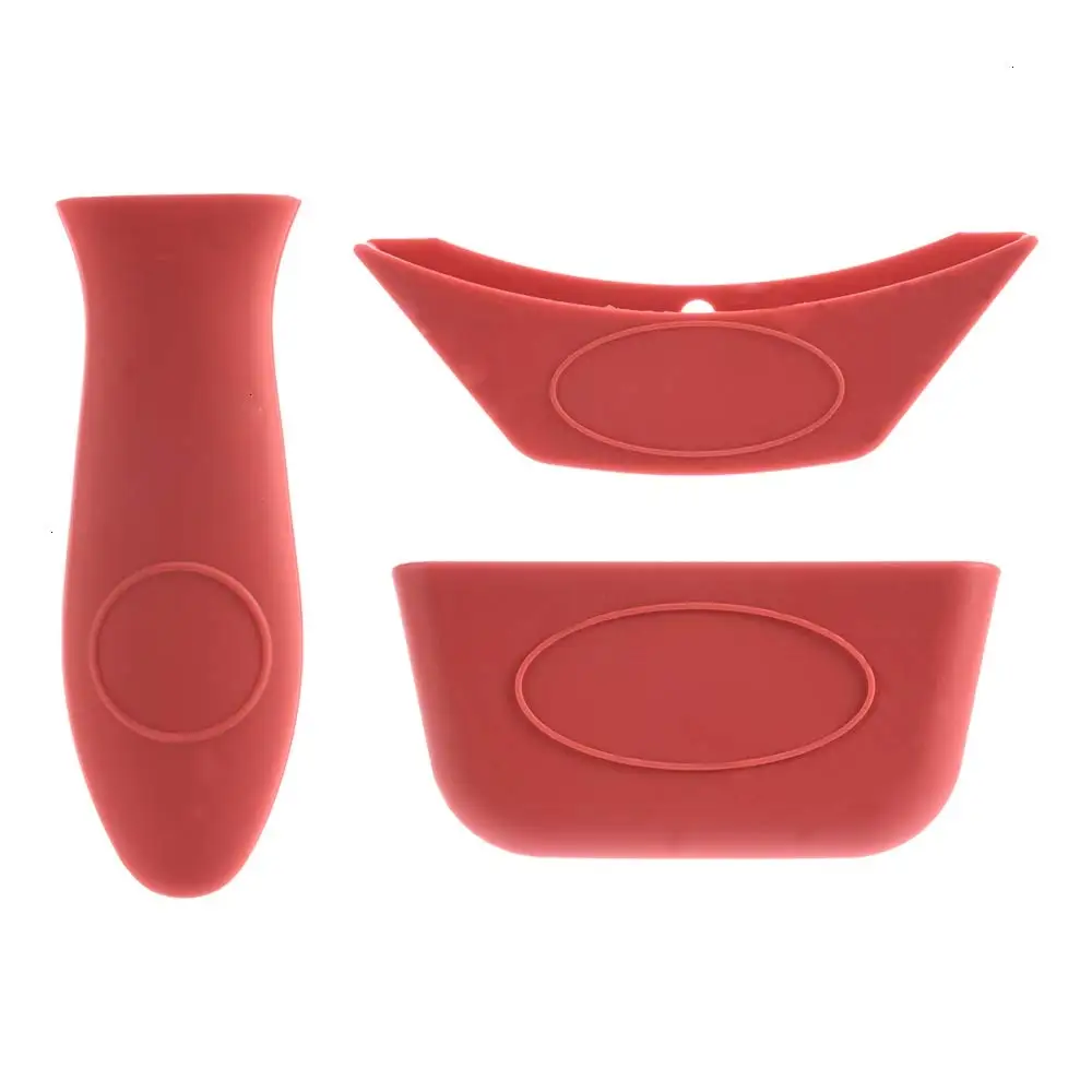 Silicone Hot Handle Holder, Heat Protecting Silicone Handle For