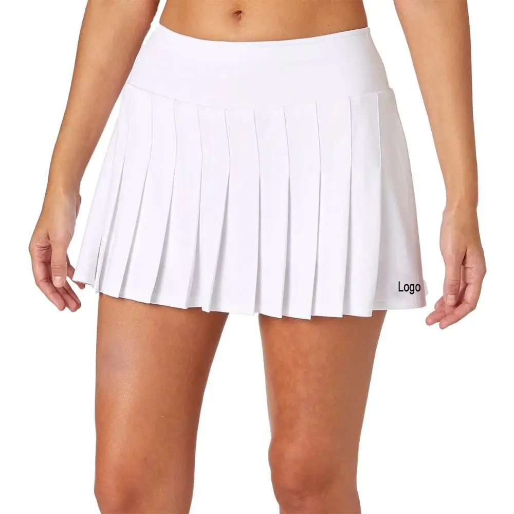 Белая юбка спортивная