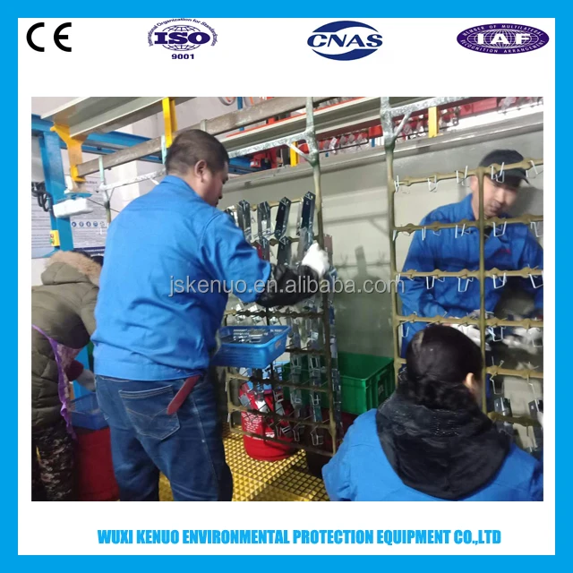 Автоматическая линия по производству гальванических деталей из АБС-пластика для автозапчастей