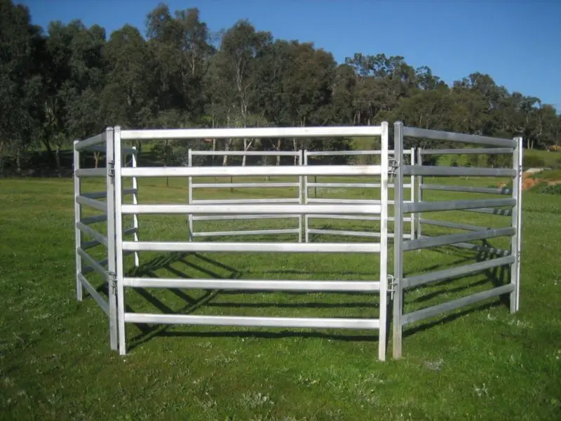 13 Panel+1 Gate Round Yard Horse Round Yards Fence 9m Diameter Corral ...