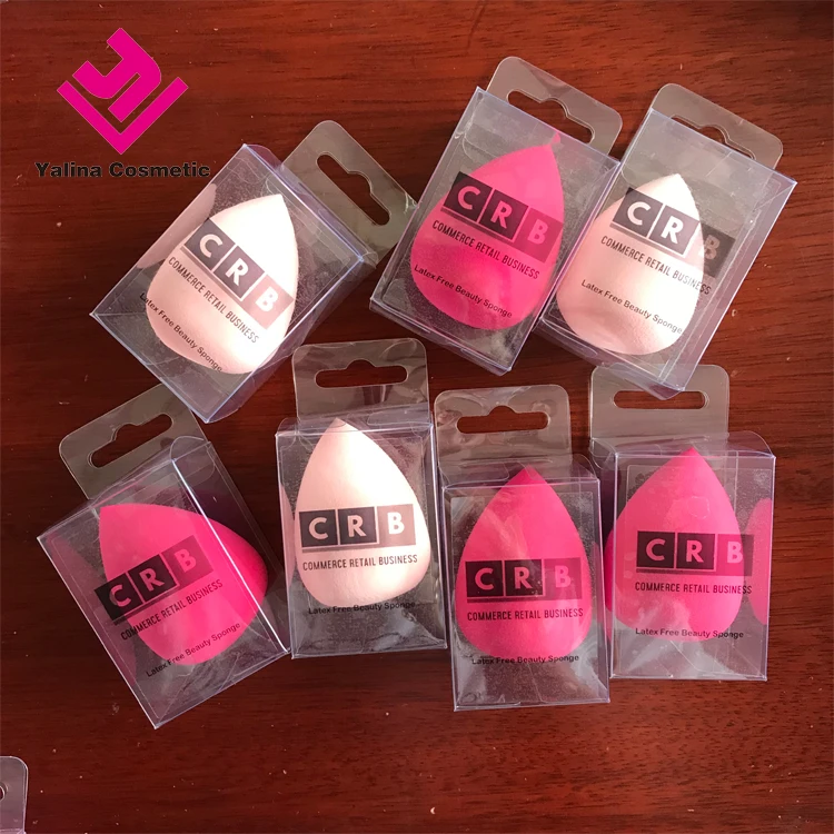 OEM Customizable Makeup Sponge Blender Beautiful Powder Puff Packaging Box for Beauty Products