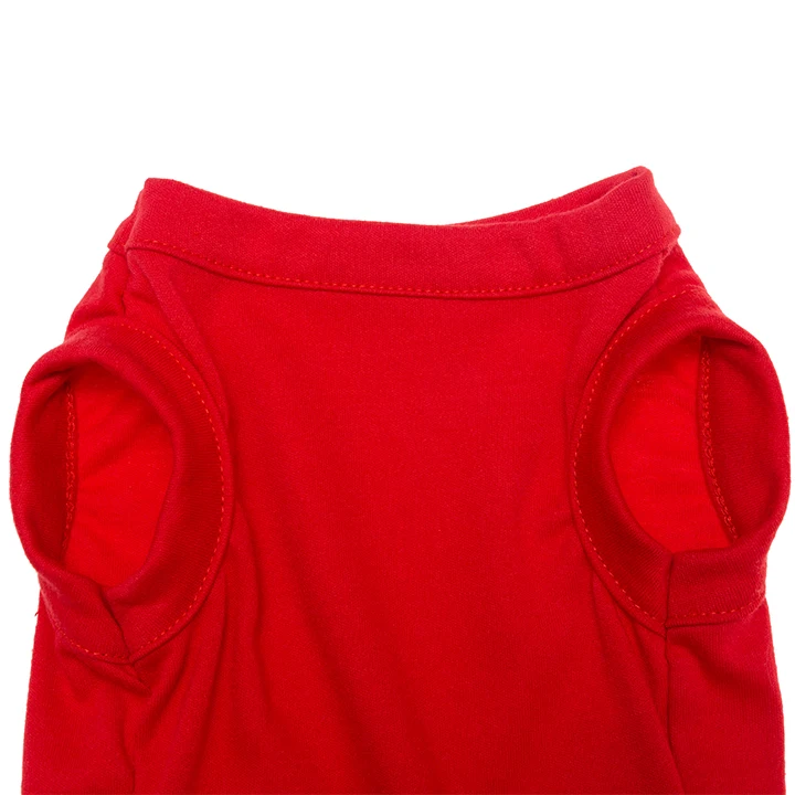 Custom Design Comfortable Apparel Blank Plain Pet Clothes Dog Shirt