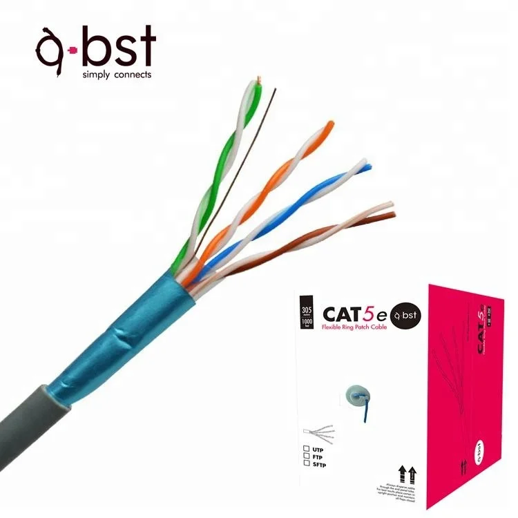 Сетевой кабель 305 м по низкой цене от китайского производителя, кабель Ftp cat5 cat5e