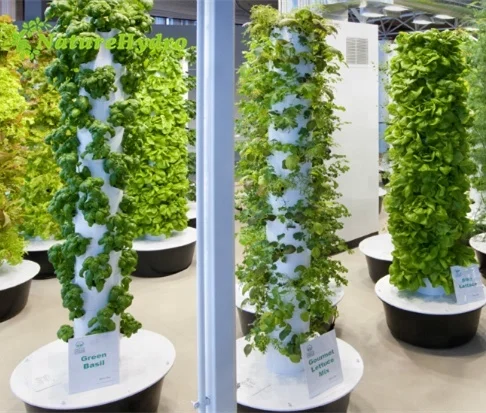 15 階 45 穴 水耕栽培タワーセット 水耕栽培システム、アクアポ