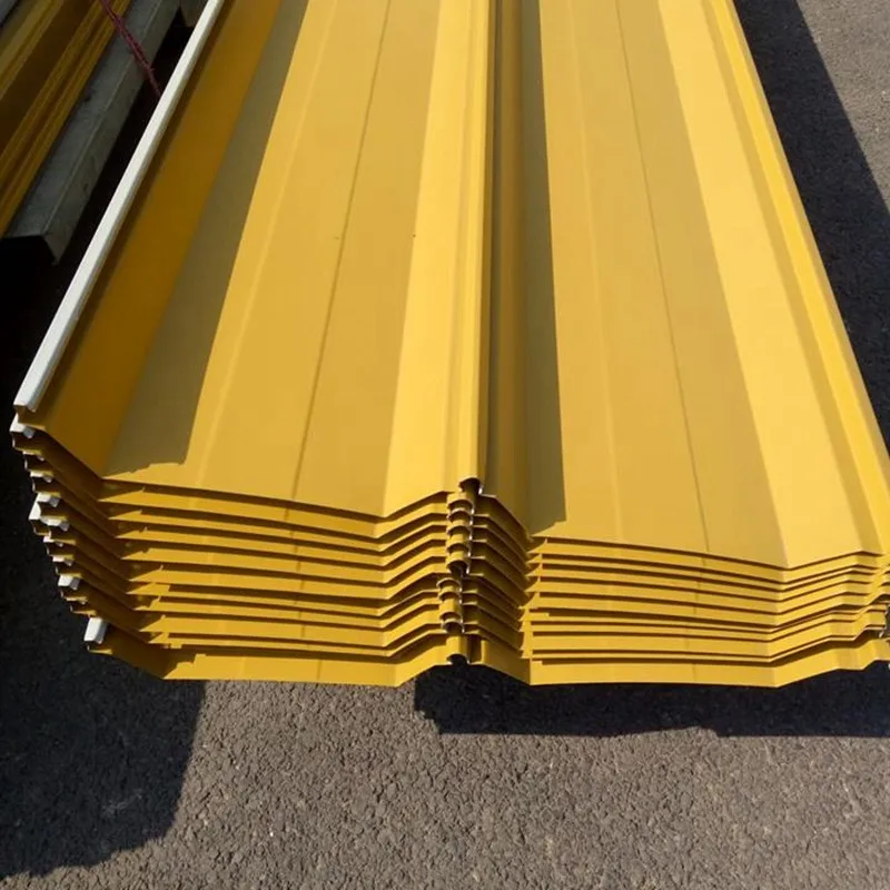 Roofing Iron Sheets 0.5 Mm Thick Galvanized Weight Blue Colour Black Standing Seam Roof Sheets