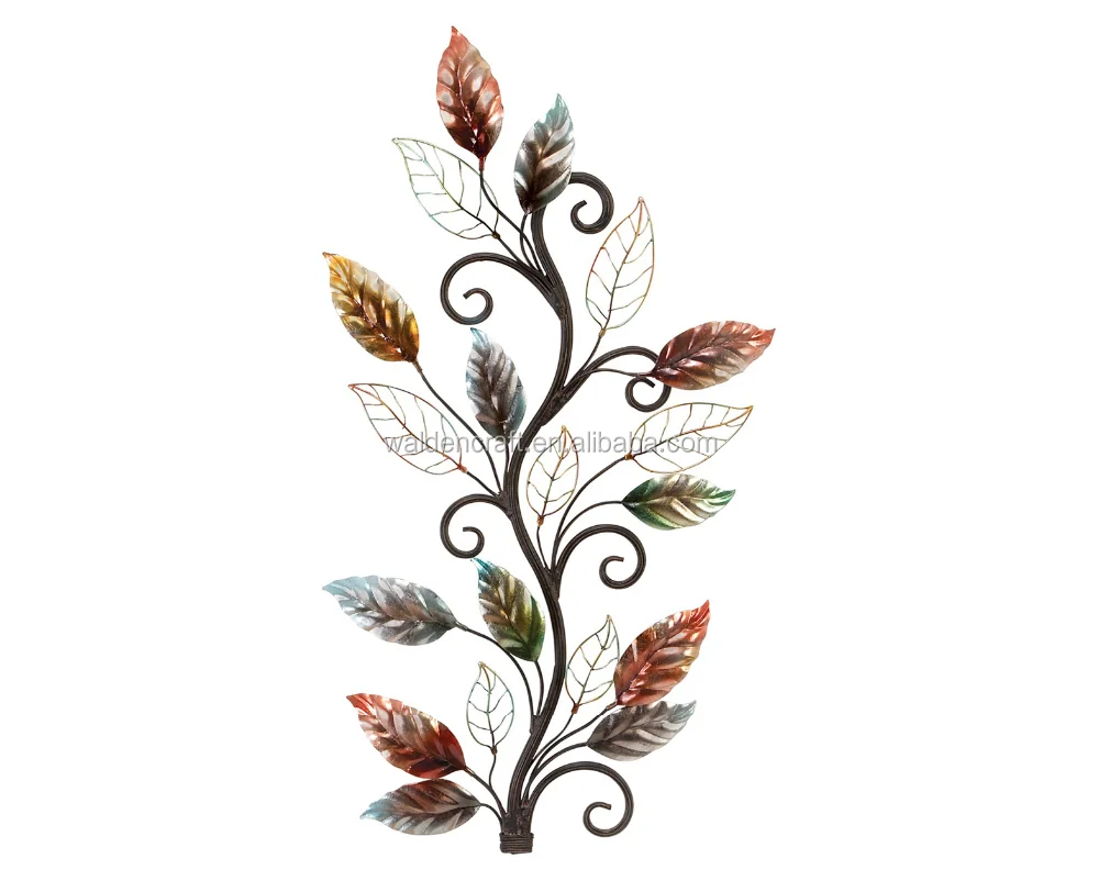Walden Crafts  Leaves Home Decorative Metal Wall Art