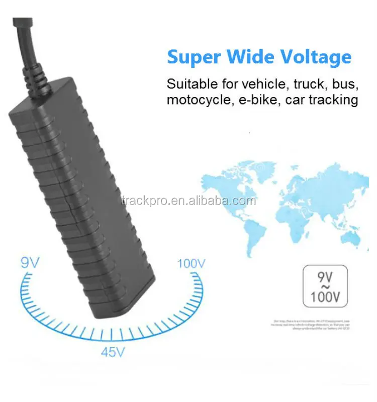 Vehicle Tracker GT23 Support Fuel Level Sensor GPS Tracking Software