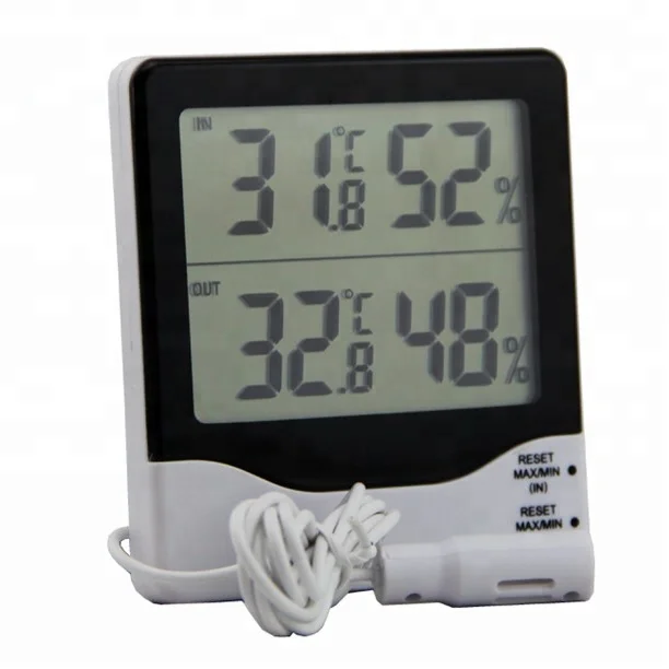LCD Mini Digital Hygrometer Thermometer Luftfeuchtigkeit Feuchtemesser Indoor DE