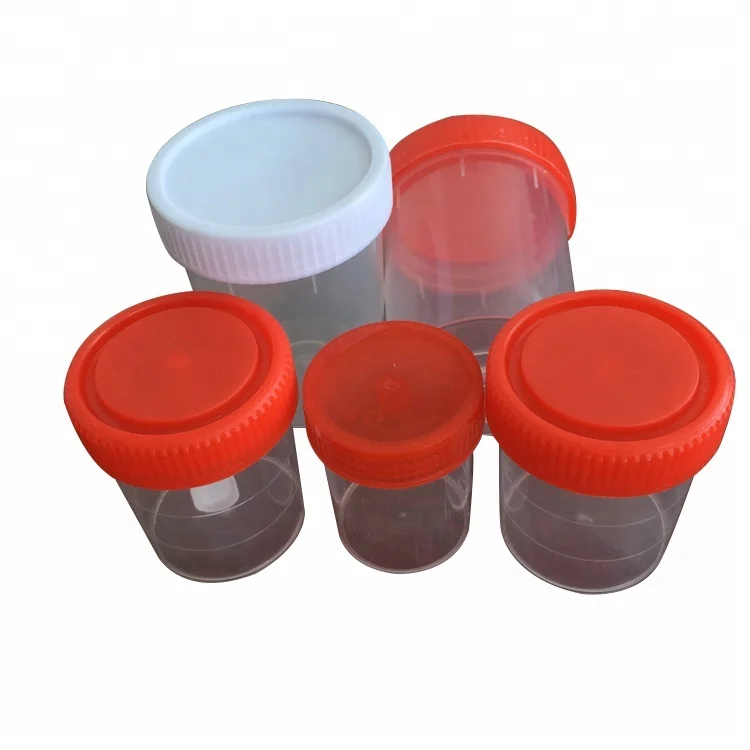 Consumables Manufactory Direct Disposable Plastic Sterile Lab Stool Container 30-120Ml