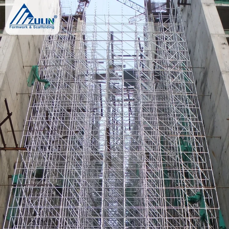 ZULIN Steel Scaffolding Ledger With Light Pin Lock Hot Dip Galvanized Finish for Building Construction SGS Certified